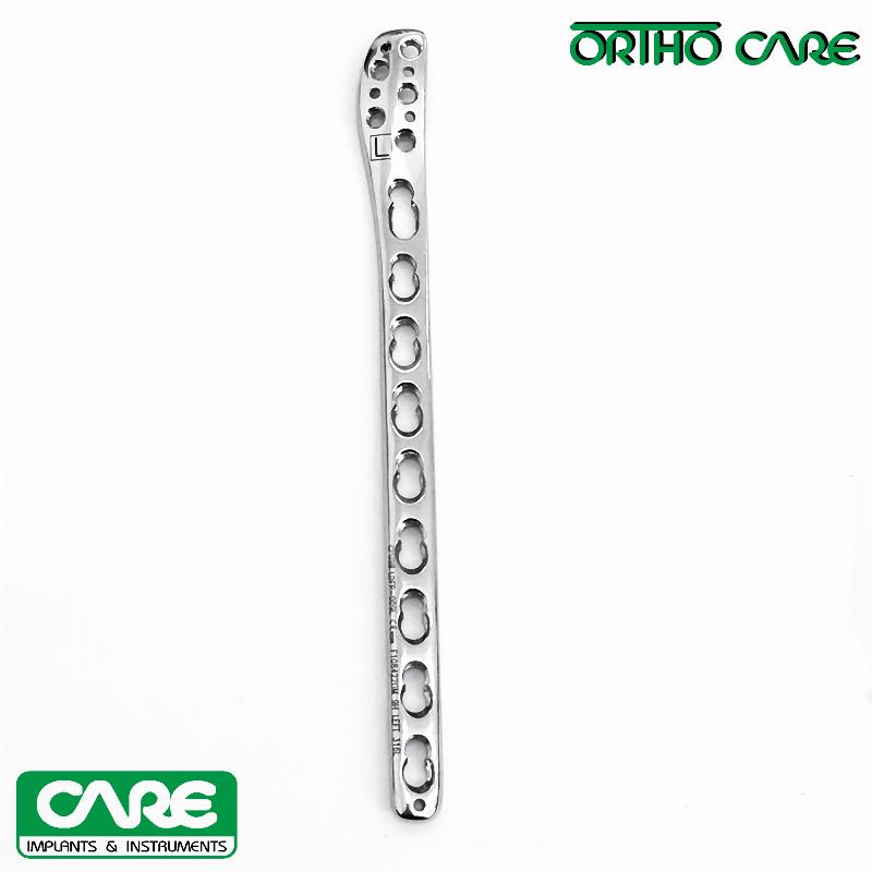 Пластина малогомілкова дистально-латеральна з кутовою стабільністю під гвинти Ø2,7/3,5 мм, ліва